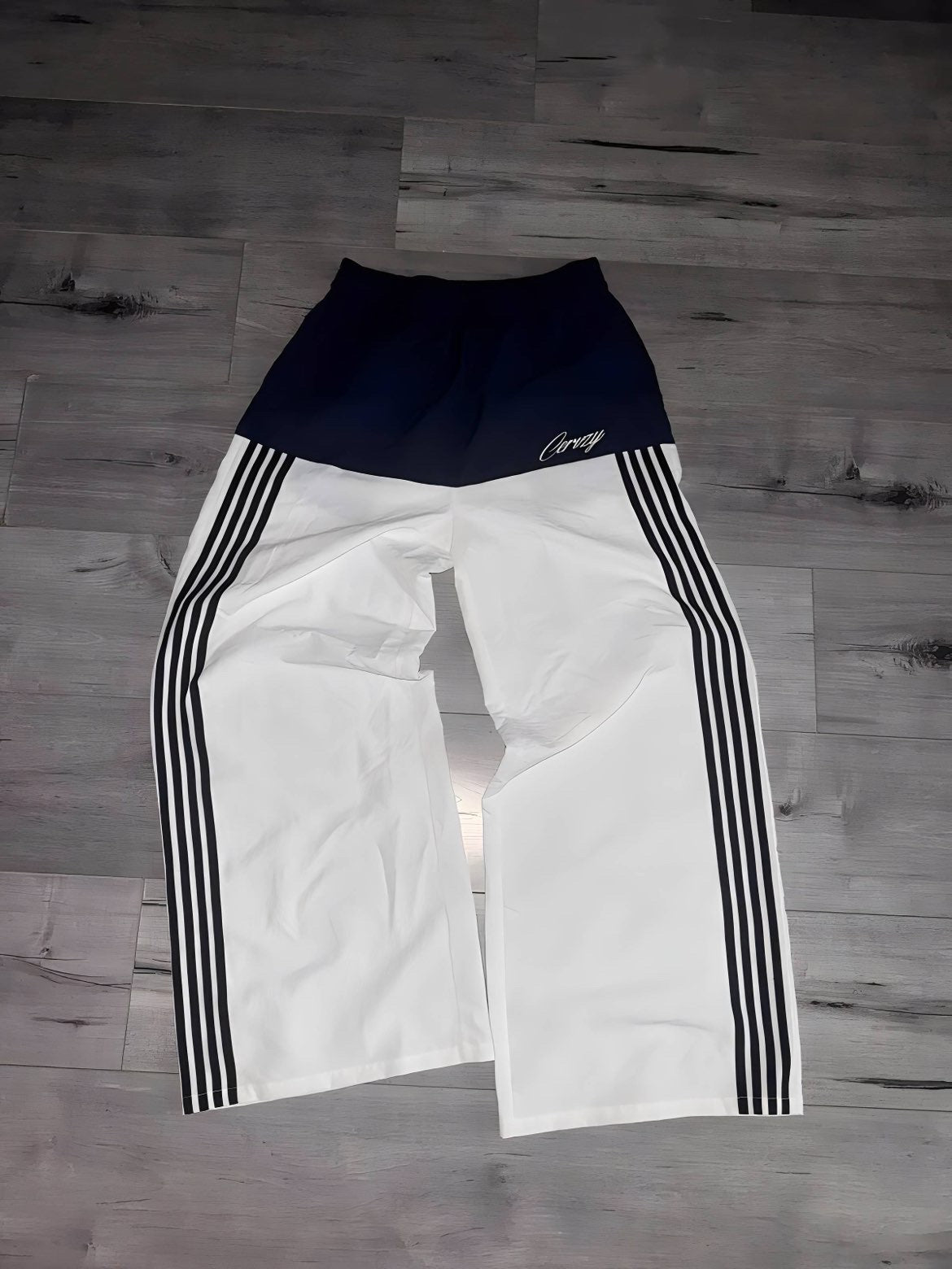 CERVZY TRACK PANTS - WHITE